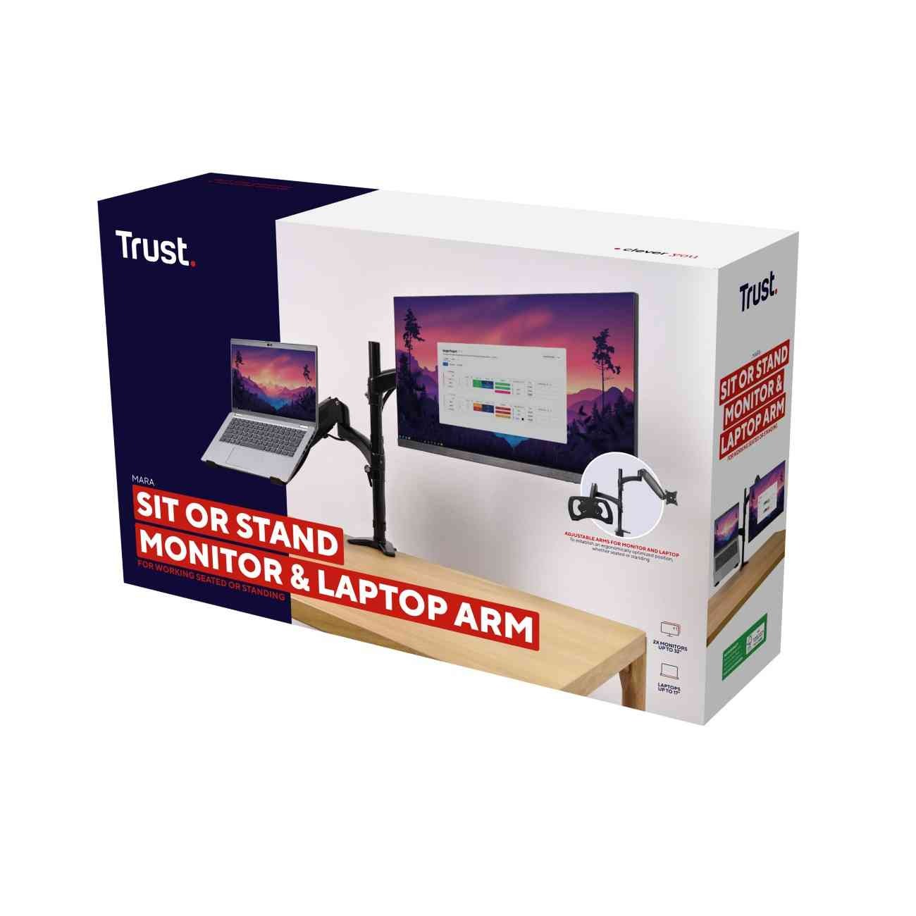 Double bras MARA pour écran et ordinateur portable# - Accessoire écran - 5