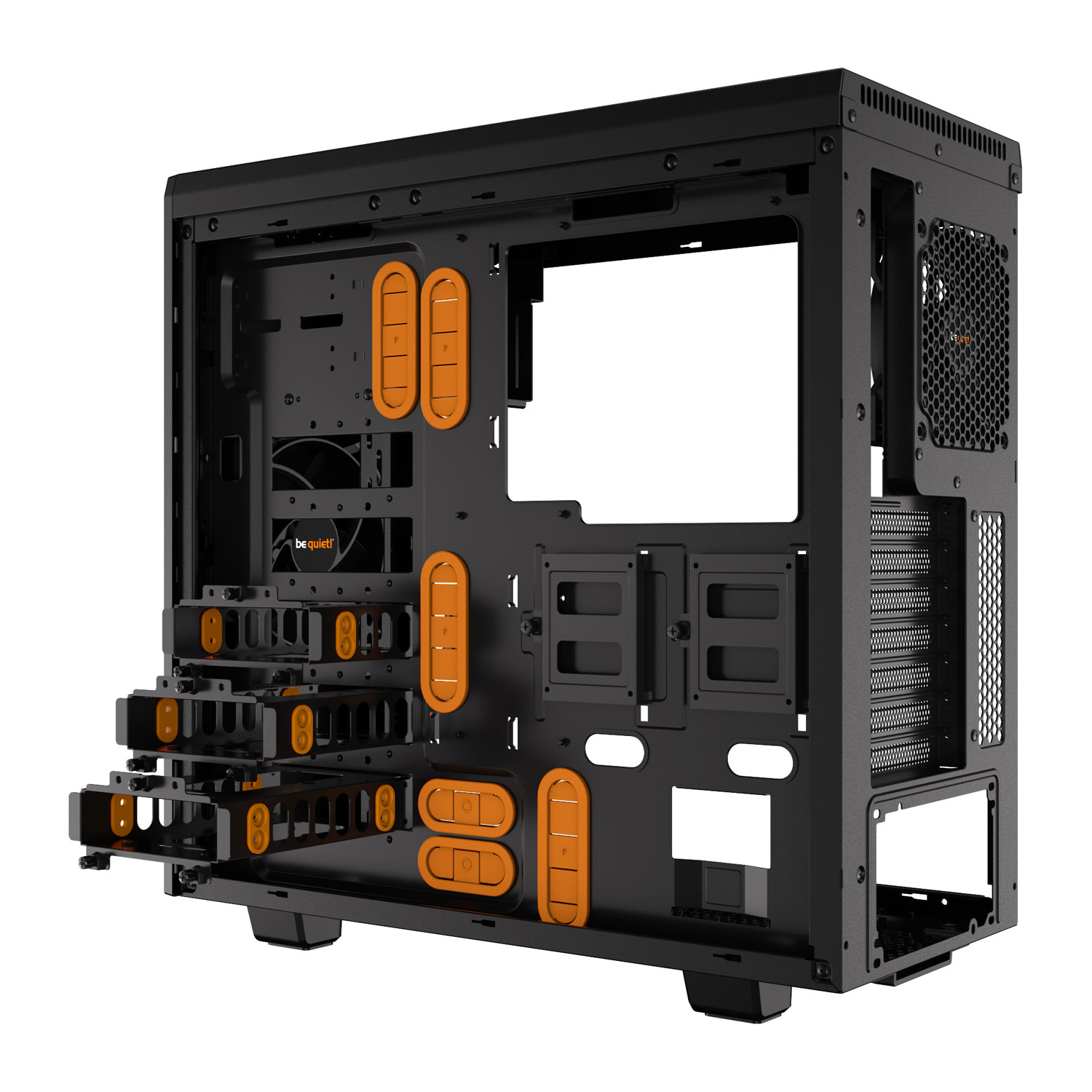 be quiet! Pure Base 600 Orange Window BGW20 Orange - Boîtier PC - 3