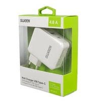 Grosbill Chargeur mural 3 ports - 2xUSB-A - USB-C - Blanc (CH-016WH) - Achat / Vente Chargeur sur grosbill.com - 7