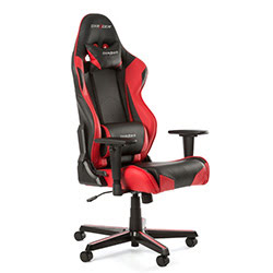 DXRacer Racing R0-NR - Noir/Rouge/Simili Cuir/3D