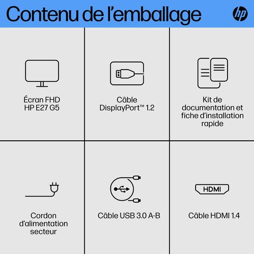 E27 G5 FHD - Achat / Vente sur grosbill.com - 5