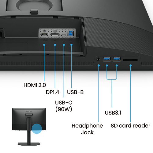BenQ 24 pouces  9H.LLVLA.TBE - Ecran PC BenQ - grosbill.com - 2
