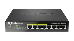 Switch D-Link  8 Ports 10/100/1000Mbps DGS-1008P (4 POE) Grosbill