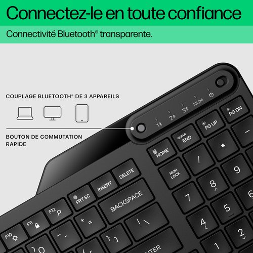 HP 460 Multi-Dev KBD FR - Achat / Vente sur grosbill.com - 18