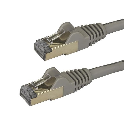 1m Gray Cat6a Ethernet Cable - STP - Achat / Vente sur grosbill.com - 0