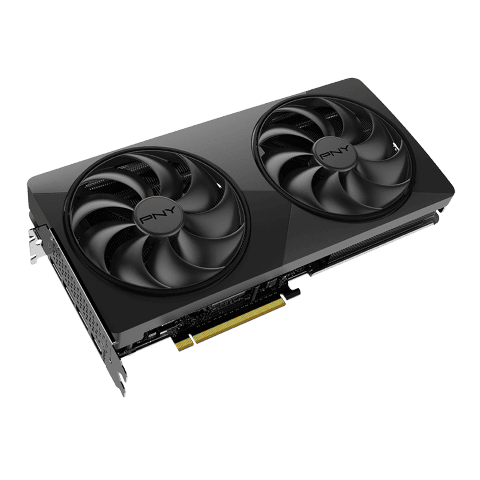 PNY GeForce RTX 5070 Ti 16Go Slim Dual Fan Overclocked - Carte graphique - 8