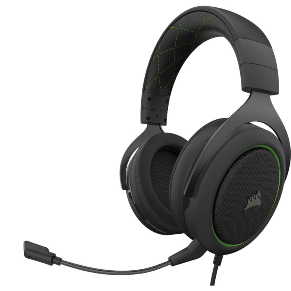 Corsair HS50 PRO STEREO Green Stereo Vert - Micro-casque - 0