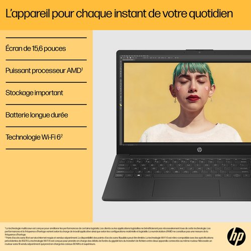 HP/15-fc0150nf/R 5-7520U/16GB 1To 15.6' - Achat / Vente sur grosbill.com - 5
