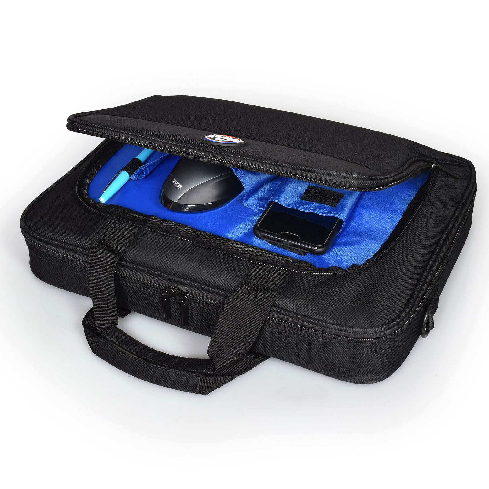 Hanoi II Clamshell 17,3" Noir# Port - Sac et sacoche - grosbill.com - 0