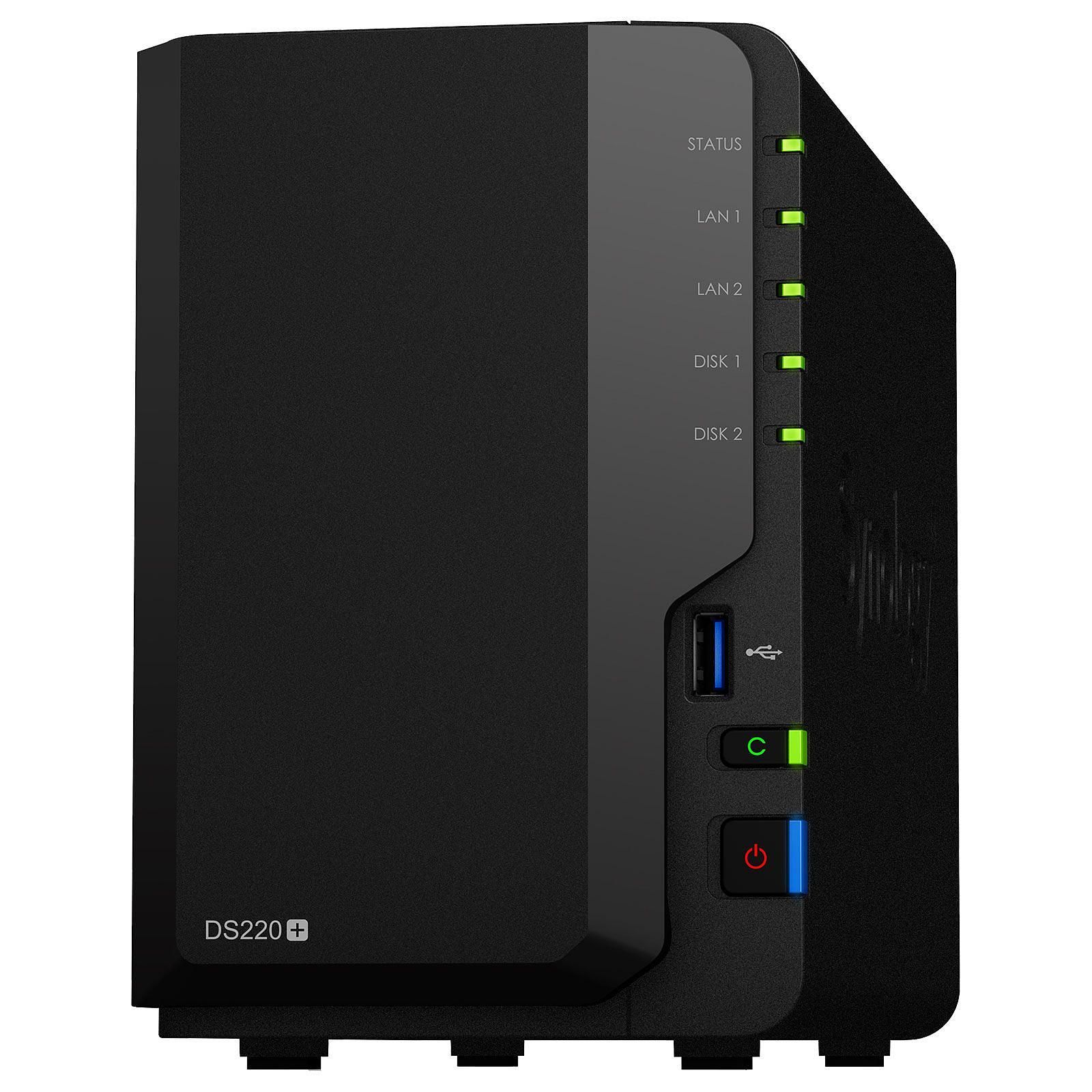 Synology DS220+ - 2 Baies  - Serveur NAS Synology - grosbill.com - 3
