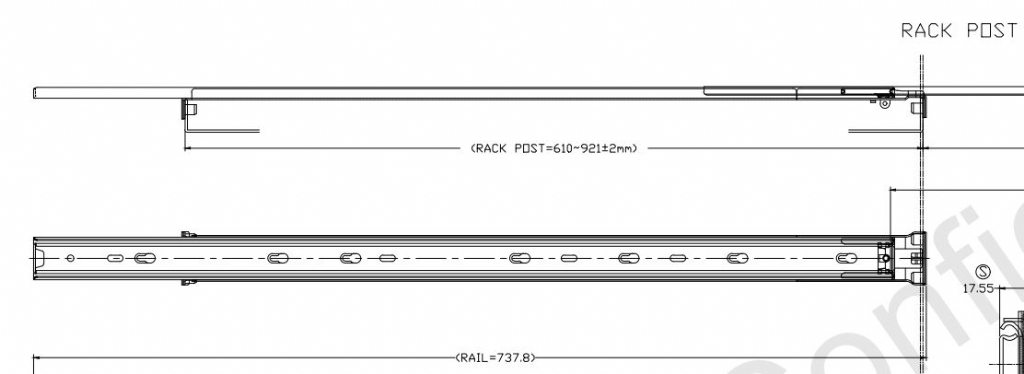In Win 3RAMIS129500 - Kit de RAIL pour RACK INWIN  (3RAMIS129500) - Achat / Vente Réseau divers sur grosbill.com - 1