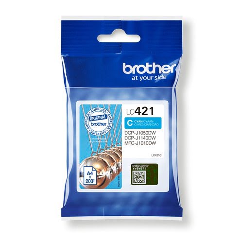 Brother - Cyan - LC421C - Achat / Vente Consommable imprimante sur grosbill.com - 0