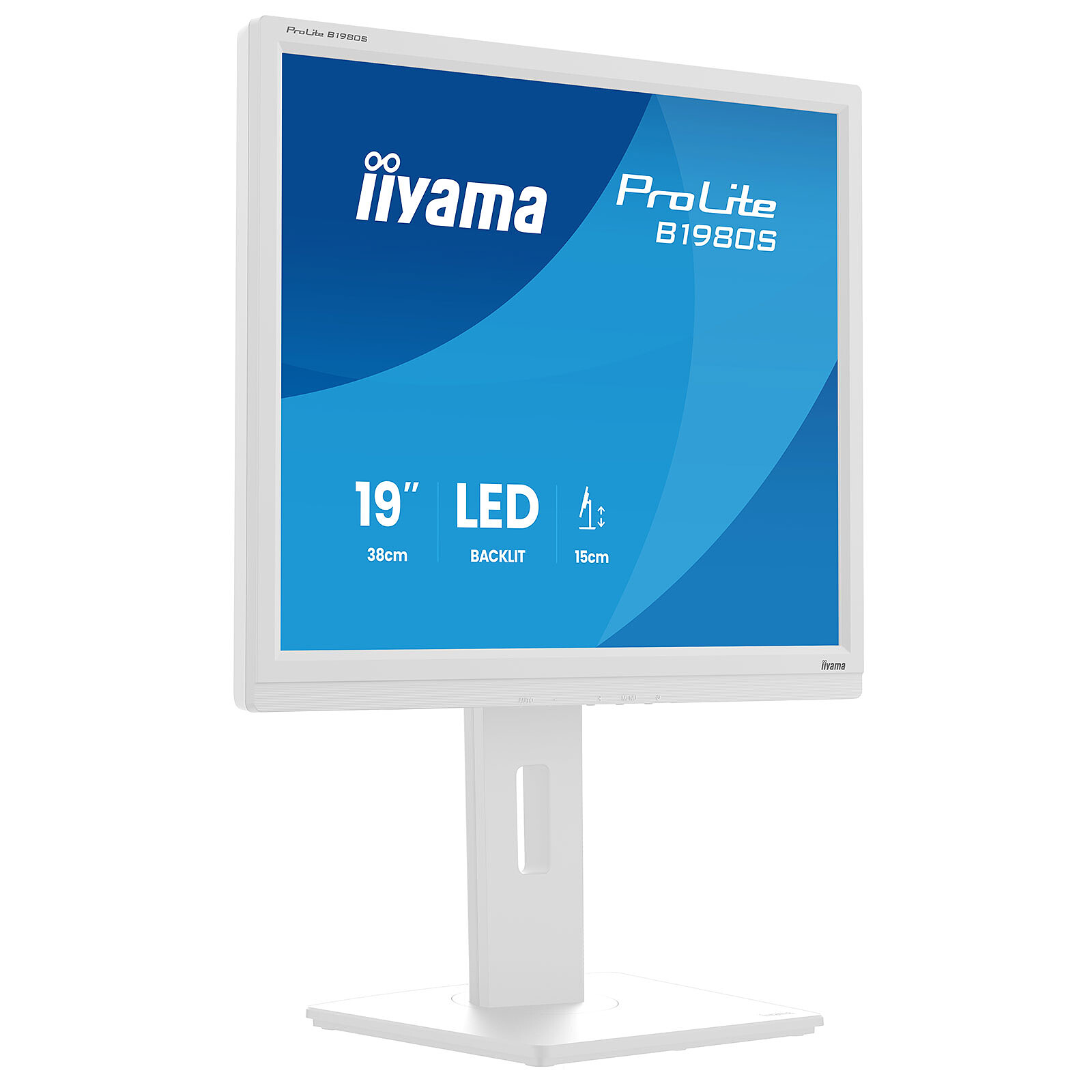 Iiyama 19 pouces  B1980S-W1 - Ecran PC Iiyama - grosbill.com - 1