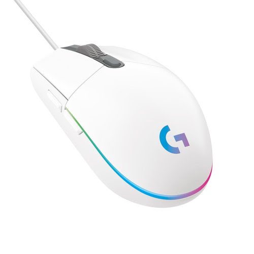 Logitech G203 LightSync Blanche - Souris PC Logitech - grosbill.com - 1