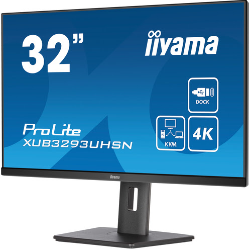 Écran PC, 31,5, UHD 4K (3840x2160), 60Hz, Dalle IPS