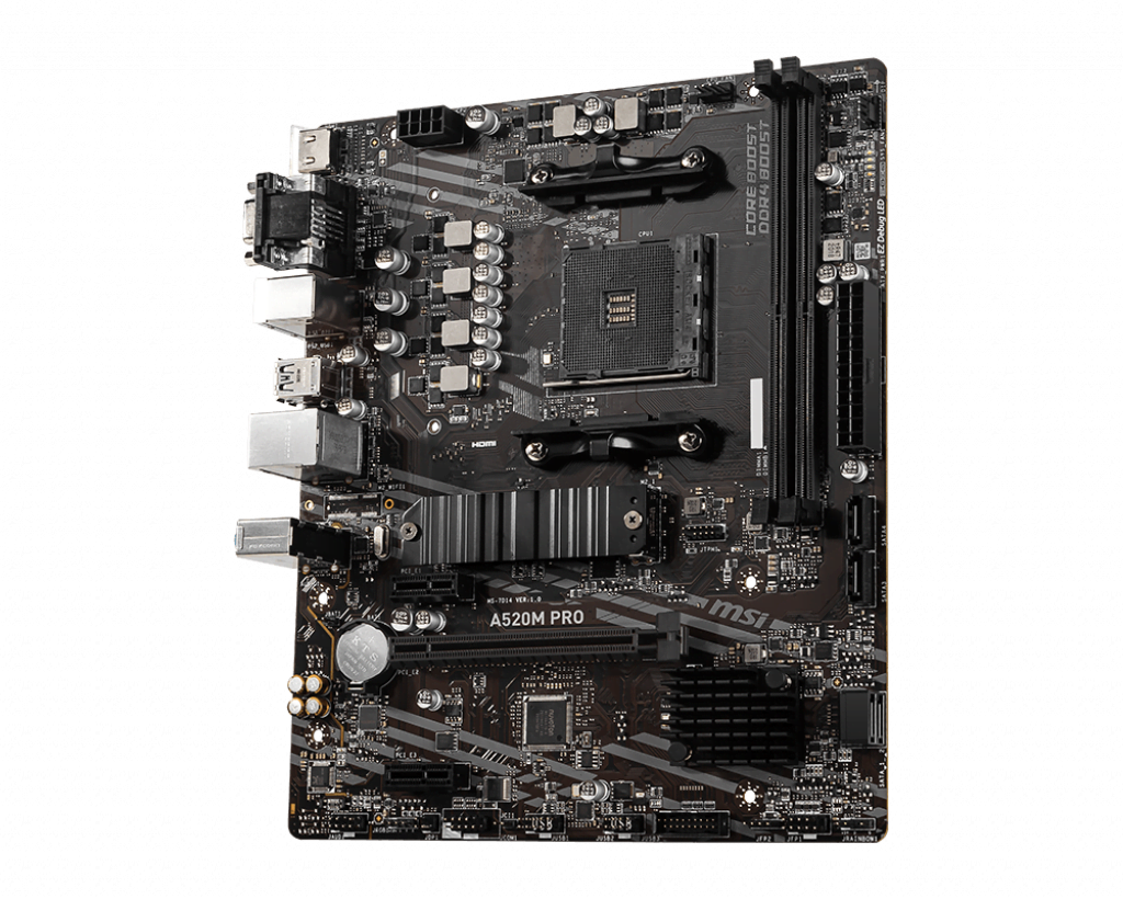 MSI A520M PRO Micro-ATX  - Carte mère MSI - grosbill.com - 3