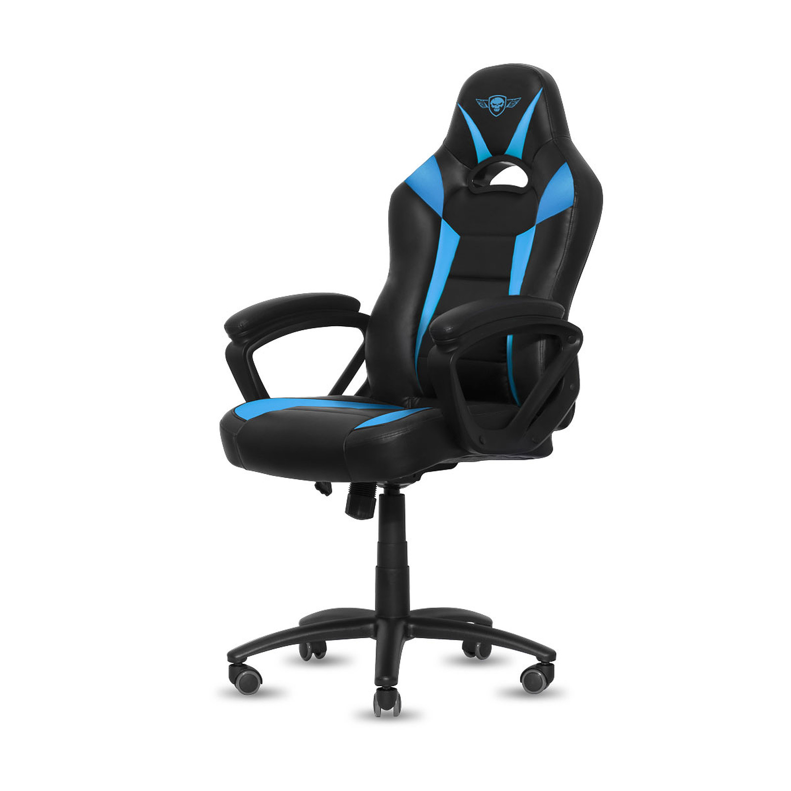 Spirit Of Gamer Fighter Blue Noir/Bleu - Siège PC Gamer - 1