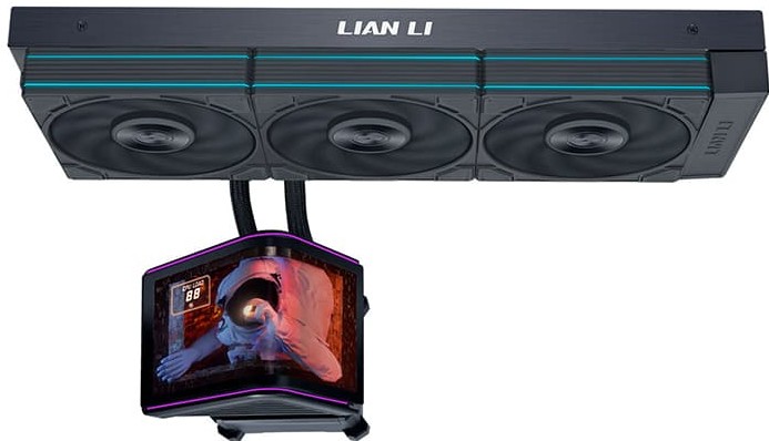 Lian-Li HydroShift II OLED Curved Fanless noir - Watercooling - 1