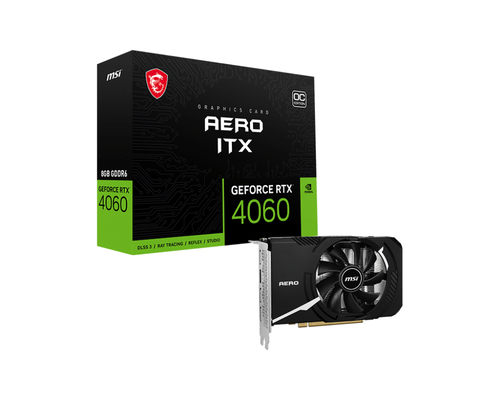 image produit MSI GeForce RTX 4060 AERO ITX 8G OC Grosbill