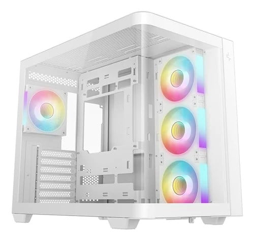 Deepcool CG530U Blanc + Mystique 360 ARGB Blanc - Boîtier PC - 1