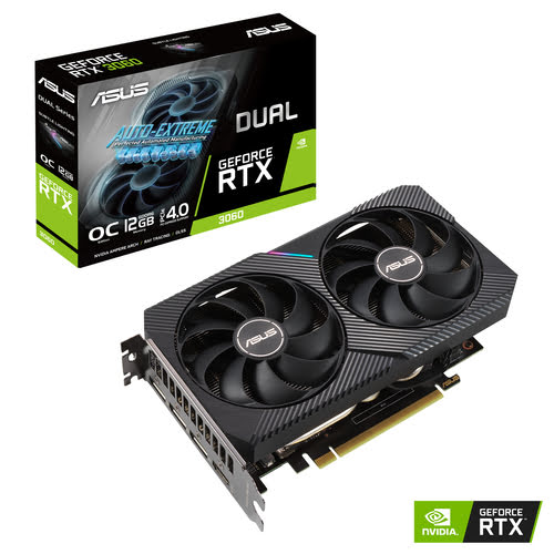 image produit Asus Dual GeForce RTX 3060 V2 OC Edition-Seconde Vie-Très Bon Etat Grosbill