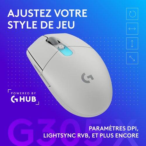 G305 X SUPERLIGHT - Achat / Vente sur grosbill.com - 8