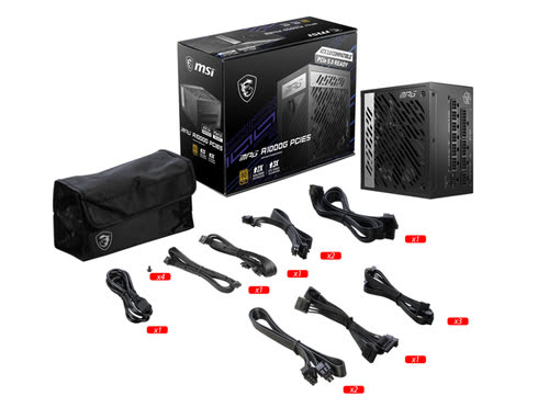 MSI 80+ GOLD FM (750W) - Alimentation MSI 