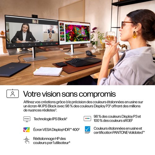 HP S7 PRO 727PM 4K CONF MNTR - Achat / Vente sur grosbill.com - 6