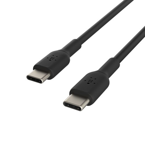 USB-C to USB-C Cable 2M Black - Achat / Vente sur grosbill.com - 0