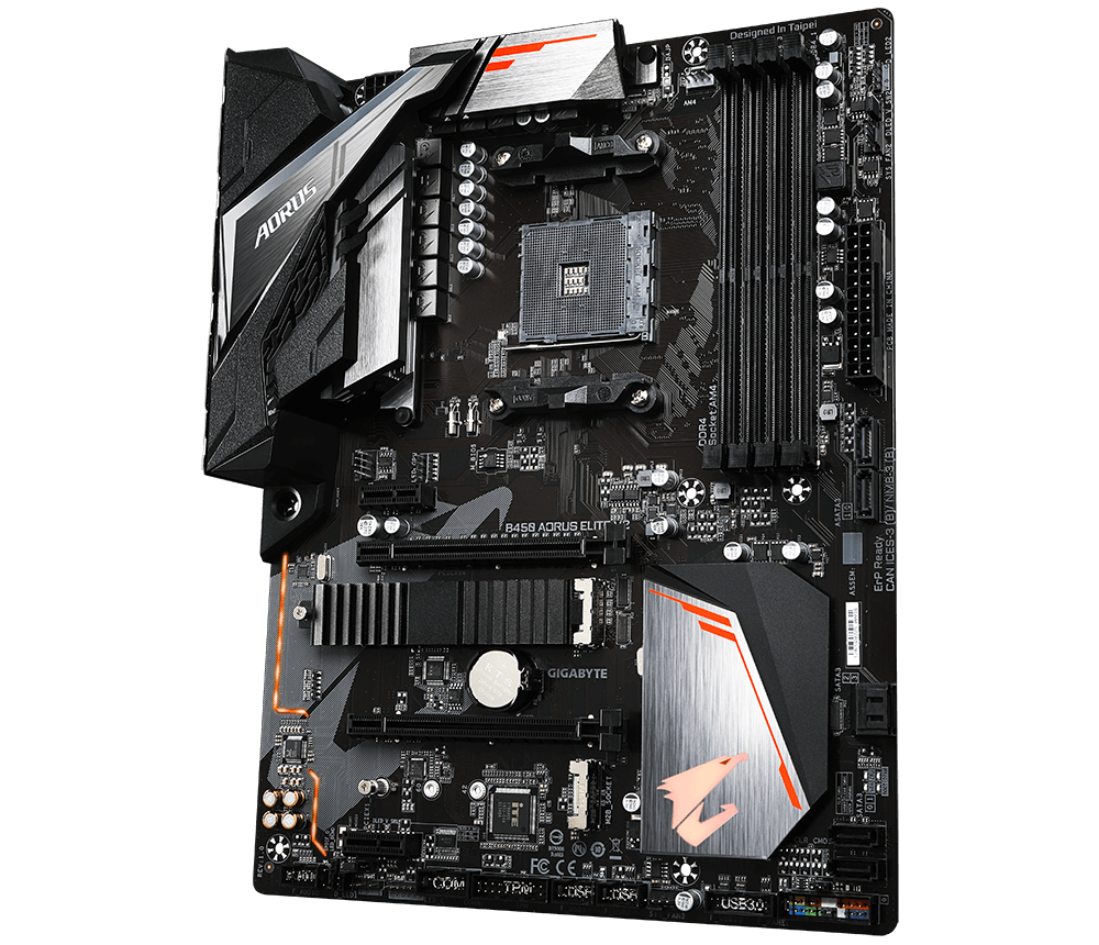 Gigabyte B450 AORUS Elite V2 ATX  - Carte mère Gigabyte - 3