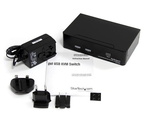 2 Port DVI USB KVM Switch with Audio - Achat / Vente sur grosbill.com - 3