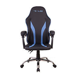 Grosbill Siège PC Gamer The G-LAB K-Seat Neon - Noir/Bleu/Tissu/1D