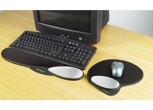 Memory Gel Mousepad/silver-black - Achat / Vente sur grosbill.com - 1