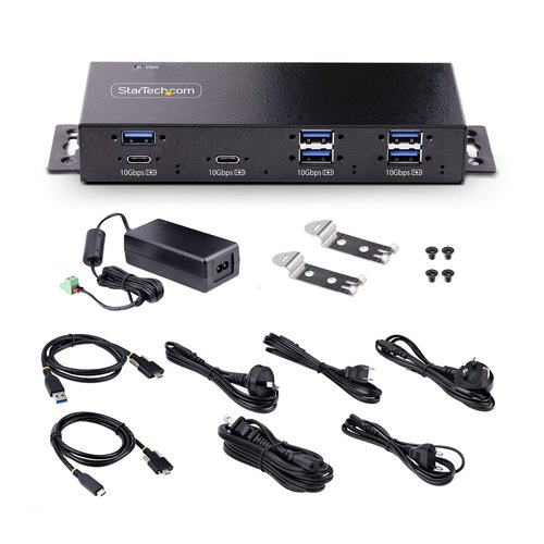 HUB INDUSTRIEL USB 10GBPS A 7 - Achat / Vente sur grosbill.com - 7