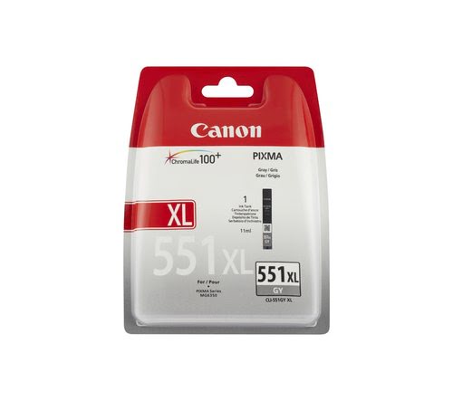 Canon (Blister) CLI-551XL GY BL SEC - Achat / Vente Consommable imprimante sur grosbill.com - 0
