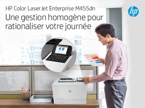  Color LaserJet Ent M455dn Printer - Achat / Vente sur grosbill.com - 7