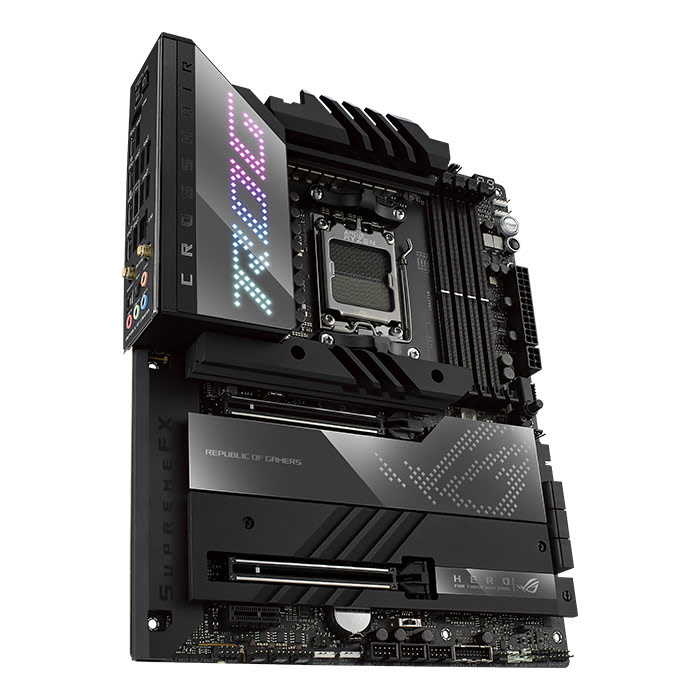 Asus ROG CROSSHAIR X670E HERO ATX  - Carte mère Asus - grosbill.com - 0