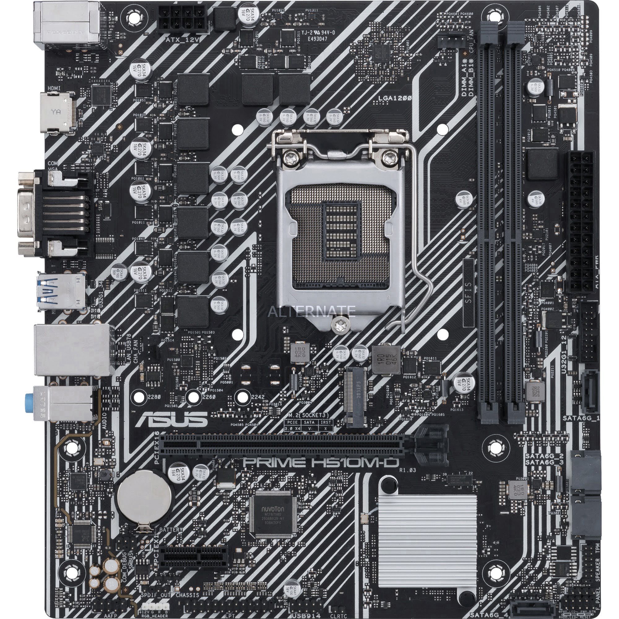 Asus PRIME H510M-A Micro-ATX  - Carte mère Asus - grosbill.com - 2