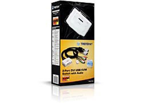 KVM 2 PORTS USB - DVI + AUDIO - Achat / Vente sur grosbill.com - 1