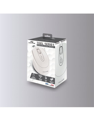 Advance Feel Wireless Blanche - Souris PC Advance - grosbill.com - 4