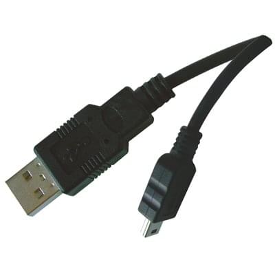 Câble Mini USB B - USB A - 1,50 m - Connectique PC - grosbill.com - 0