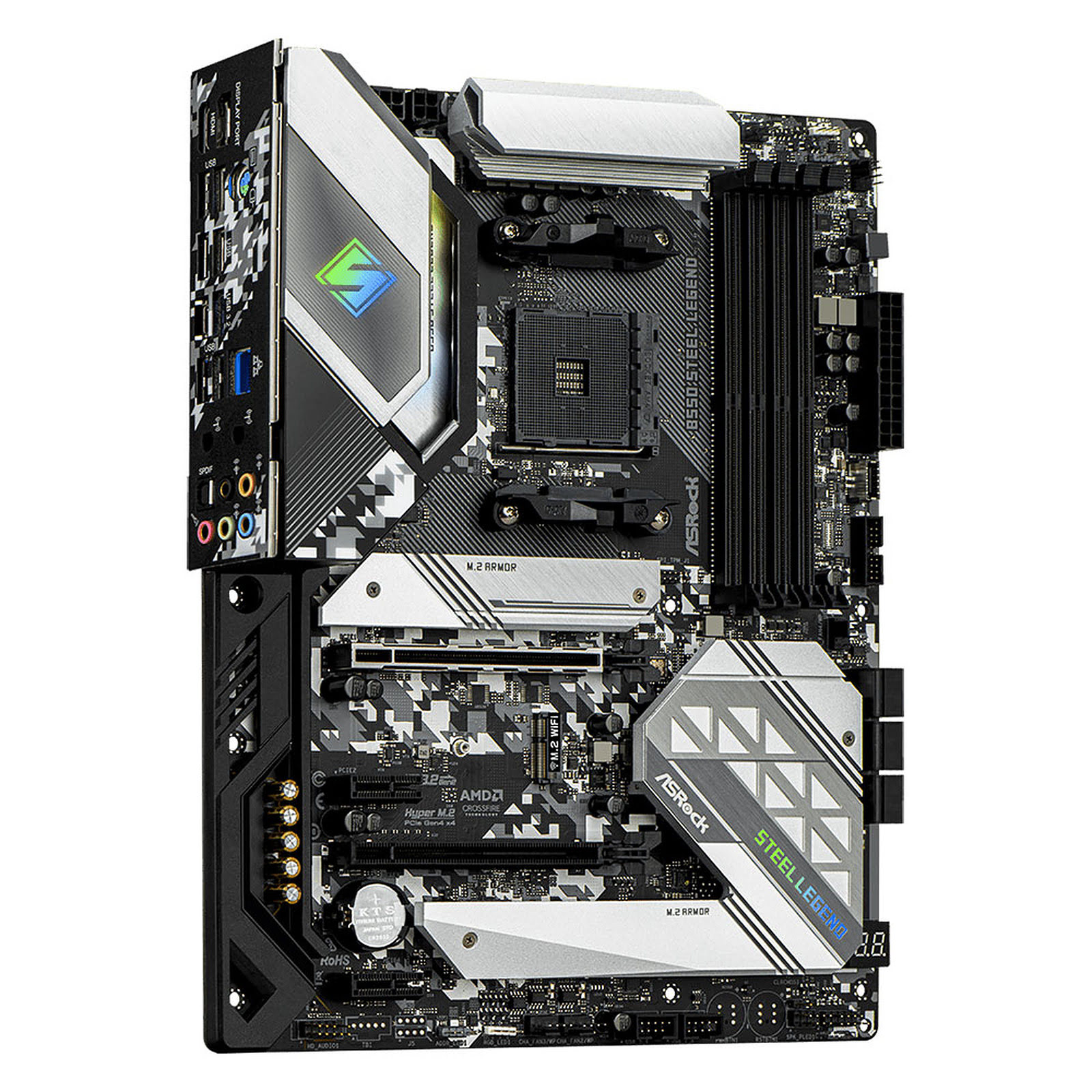 ASRock B550 Steel Legend ATX  - Carte mère ASRock - grosbill.com - 2