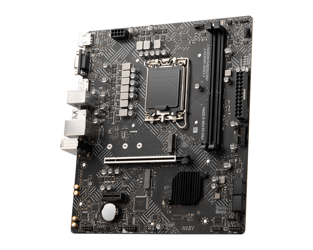 MSI PRO H610M-G Micro-ATX  - Carte mère MSI - grosbill.com - 2