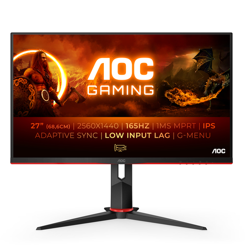 image produit AOC Q27G2S/EU - 27" QHD 165Hz IPS Grosbill