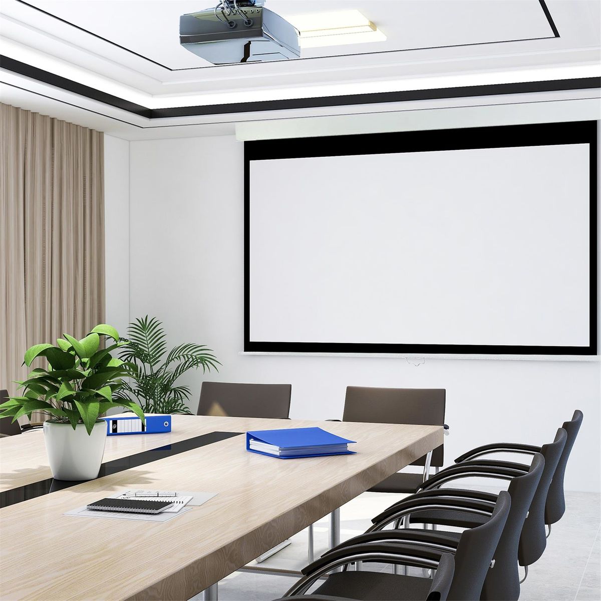 Kimex International Ecran de projection manuel 2.4x1.8m 4:3 (041-3405) - Achat / Vente Accessoires vidéoprojecteur sur grosbill.com - 7