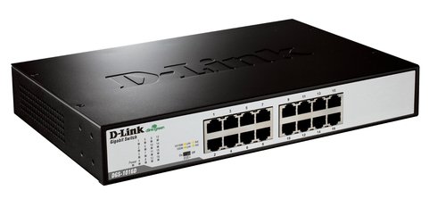 Switch/16xG+F+ENet RJ45 19"desktop Green - Achat / Vente sur grosbill.com - 0