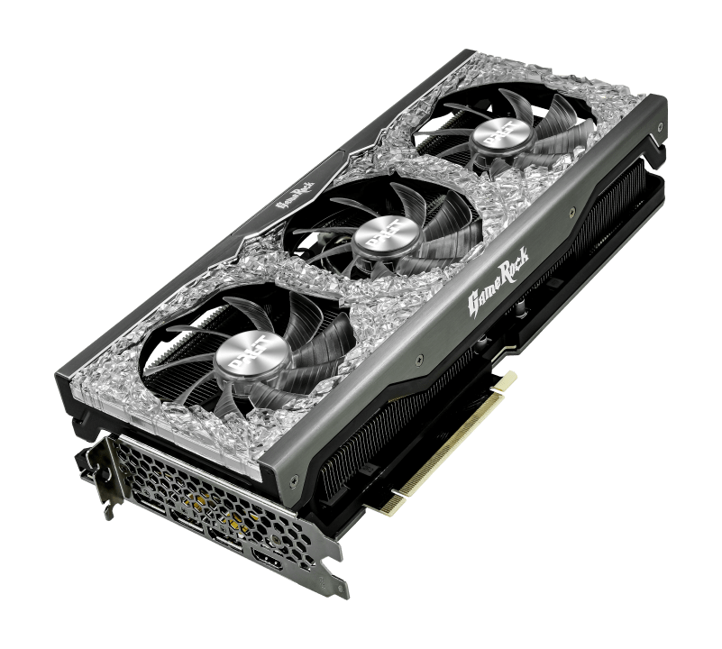 Palit RTX3080 GameRock OC 10G LHR  - Carte graphique Palit - 3