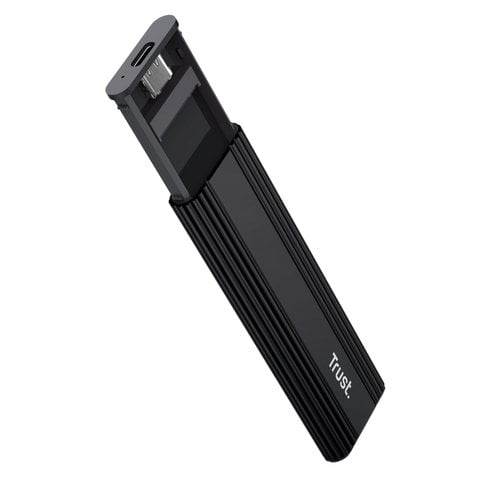 Trust USB-C 3.2 M.2 SSD - Noir - Boîtier externe - grosbill.com - 3