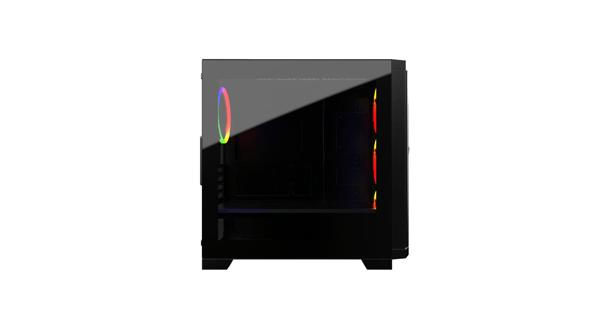 M.RED StarDust Mini Noir RGB Noir - Boîtier PC M.RED - grosbill.com - 2