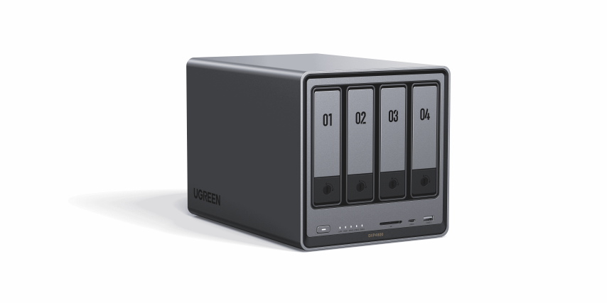 UGREEN DXP4800 - 4 Baies avec 4 disques de 2To - Serveur NAS - 4
